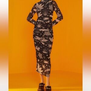 FARM Rio Cerrado Sky tulle dress NWT